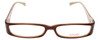 Calabria Vivid 738 Designer Blue Light Blocking Glasses Mocha Ladies Cateye 54mm
