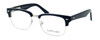 Ernest Hemingway Designer Blue Light Blocking Glasses 4629 Gloss Black & Silver