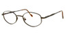 Profile View of Reptile Designer Blue Light Blocking Glasses Boa in Matte Black Mens Oval 57mm