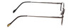 Reptile JAPAN Designer Blue Light Filter Glasses Komodo Gun-Metal Mens Oval 60mm