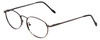 Reptile JAPAN Designer Blue Light Filter Glasses Komodo Gun-Metal Mens Oval 60mm