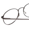 Reptile JAPAN Designer Blue Light Filter Glasses Komodo Gun-Metal Mens Oval 60mm