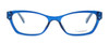 Front View of Enhance Optical Designer Blue Light Blocking Glasses 3903 in Cobalt Cateye 49mm