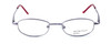 Front View of Calabria Kids Fit MetalFlex Designer Blue Light Blocking Glasses 1001 Lavender