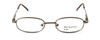 Front View of Calabria Kids Fit MetalFlex Designer Blue Light Blocking Glasses FF in Brown
