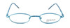 Front View of Calabria Kids Fit MetalFlex Designer Blue Light Blocking Glasses TT in Blue