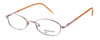 Profile View of Calabria Kids Fit MetalFlex Designer Blue Light Blocking Glasses XX in Pink