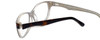 Close Up View of Calabria Splash SP61 Designer Blue Light Blocking Glasses in Demi-Brown Cateye