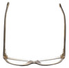 Top View of Calabria Splash SP61 Designer Blue Light Blocking Glasses in Demi-Brown Cateye