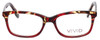 Front View of Calabria Splash SP63 Designer Blue Light Blocking Glasses in Tortoise-Red Cateye