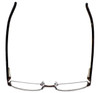 Top View of Kenneth Cole Designer Blue Light Blocking Glasses KC0164-048 Brown Unisex 50mm