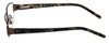 Side View of Kenneth Cole Designer Blue Light Blocking Glasses KC0164-048 Brown Unisex 50mm