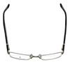Top View of Argyleculture Designer Blue Light Block Glasses Parker Charcoal 57mm Unisex 57mm