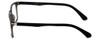 Side View of Esquire Designer Blue Light Blocking Glasses EQ1504 in Matte-Grey-Smoke 53mm