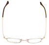 Lucky Brand Designer Eyeglasses Miles in Brushed Gold :: Custom Left & Right Lens