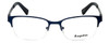 Front View of Esquire Designer Blue Light Block Glasses EQ1521 in Satin-Navy 53mm Cateye 53mm