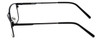 Side View of Esquire Designer Blue Light Blocking Glasses EQ1522 in Black 55mm Square 55mm