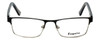 Front View of Esquire Designer Blue Light Blocking EyeGlasses EQ1523 in Black 53mm Unisex 53mm