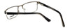 Close Up View of Esquire Designer Blue Light Blocking EyeGlasses EQ1523 in Black 53mm Unisex 53mm