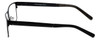 Side View of Esquire Designer Blue Light Blocking Glasses EQ8650 in Black 57mm Square 57mm