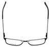 Top View of Esquire Designer Blue Light Blocking Glasses EQ8650 in Black 57mm Square 57mm