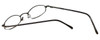 Close Up View of FlexPlus Collection Designer Blue Light Blocking Glasses Model 102 Gunmetal 46mm