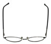 Top View of FlexPlus Collection Designer Blue Light Blocking Glasses Model 102 Gunmetal 46mm