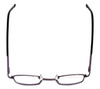 Top View of FlexPlus Collection Designer Blue Light Blocking Glasses Model 109 Purple 41mm