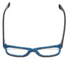 Top View of Calabria Viv Designer Blue Light Blocking Glasses 870 Purple-Blue 55mm Classic
