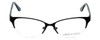Front View of Corinne McCormack Designer Blue Light Blocking Glasses Gramercy in Black 52mm