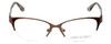Front View of Corinne McCormack Designer Blue Light Blocking Glasses Gramercy in Brown 52mm