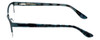 Side View of Corinne McCormack Designer Blue Light Blocking Glasses Gramercy in Teal 52mm