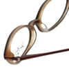 Close Up View of Vera Bradley Designer Blue Light Blocking Glasses Nicole-PUC in Puccini 47mm