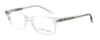 Profile View of Ernest Hemingway Designer Blue Light Blocking Glasses H4617 in Crystal 52mm