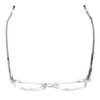 Top View of Ernest Hemingway Designer Blue Light Blocking Glasses H4617 in Crystal 52mm