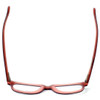 Top View of Ernest Hemingway Designer Blue Light Block Glasses H4617 Matte-Black-Pink 52mm