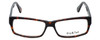 Front View of Big&Tall Designer Blue Light Blocking Glasses 9 in Unisex Tortoise Acetate 60mm