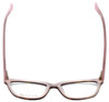 Top View of Vivid Designer Blue Light Blocking Glasses Vivid-878 Tortiose-Pink 51mm Square