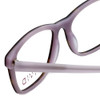 Close Up View of Vivid Designer Blue Light Blocking Glasses Vivid-878 in Tortoise-Purple 51mm