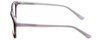 Side View of Vivid Designer Blue Light Blocking Glasses Vivid-878 in Tortoise-Purple 51mm