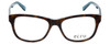 Front View of Ecru Designer Blue Light Blocking Glasses Morrison-050 in Tortoise-Blue 51mm