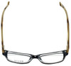 Top View of Ecru Designer Blue Light Blocking EyeGlasses Stefani-028 in Ink 50mm Unisex 50mm