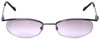 Front View of Charriol Designer Blue Light Blocking Glasses PC7075B-C4T in Purple 51mm Oval