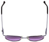 Top View of Charriol Designer Blue Light Blocking Glasses PC7075B-C4T in Purple 51mm Oval