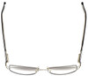 Top View of Charriol Designer Blue Light Blocking Glasses PC7262-C5 in Black 52mm Oval 52mm