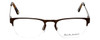 Front View of Randy Jackson Designer Blue Light Blocking Glasses RJ1026-183 in Brown 50mm