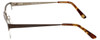 Side View of Randy Jackson Designer Blue Light Blocking Glasses RJ1026-183 in Brown 50mm
