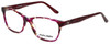 Profile View of Marie Claire Designer Blue Light Blocking Glasses MC6202-LAV Lavender Mix 52mm