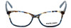 Front View of Marie Claire Designer Blue Light Blocking Glasses MC6209-BLA in Blue Amber 52mm