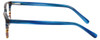 Side View of Marie Claire Designer Blue Light Blocking Glasses MC6245-IST Indigo Stripe 52mm